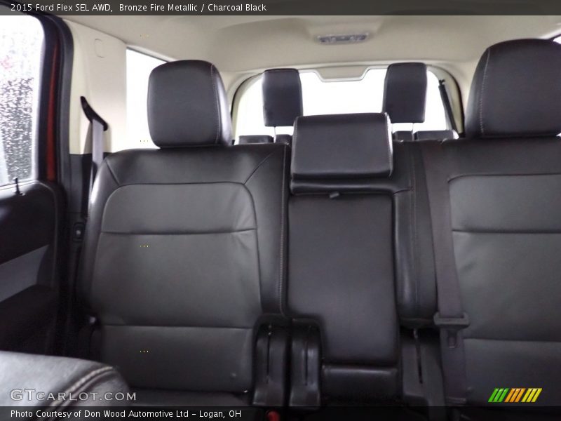 Bronze Fire Metallic / Charcoal Black 2015 Ford Flex SEL AWD