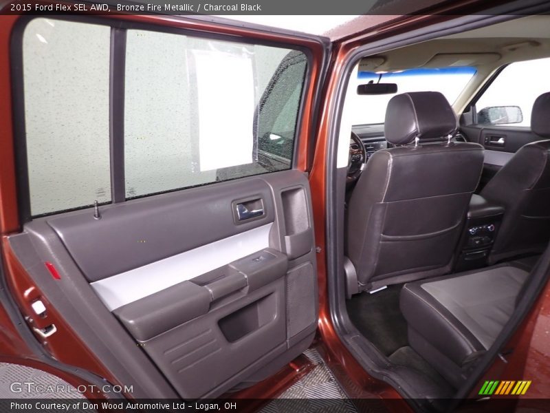Bronze Fire Metallic / Charcoal Black 2015 Ford Flex SEL AWD