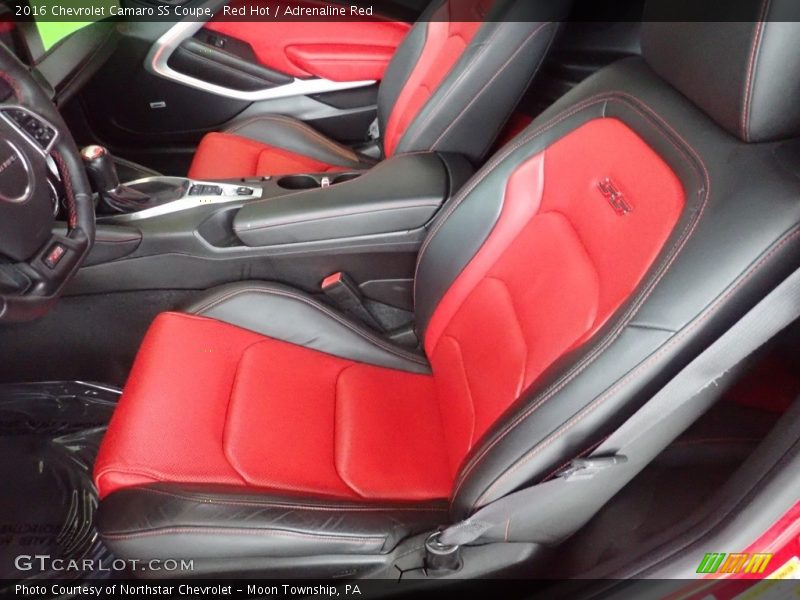 Front Seat of 2016 Camaro SS Coupe