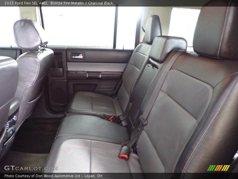 Bronze Fire Metallic / Charcoal Black 2015 Ford Flex SEL AWD