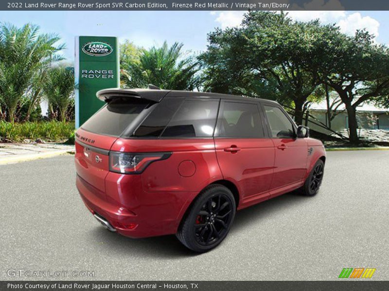 Firenze Red Metallic / Vintage Tan/Ebony 2022 Land Rover Range Rover Sport SVR Carbon Edition