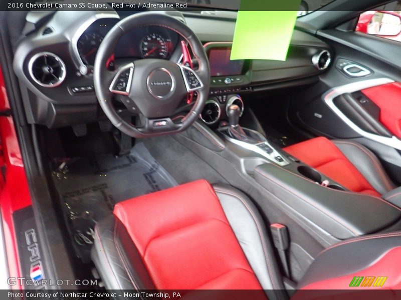  2016 Camaro SS Coupe Adrenaline Red Interior