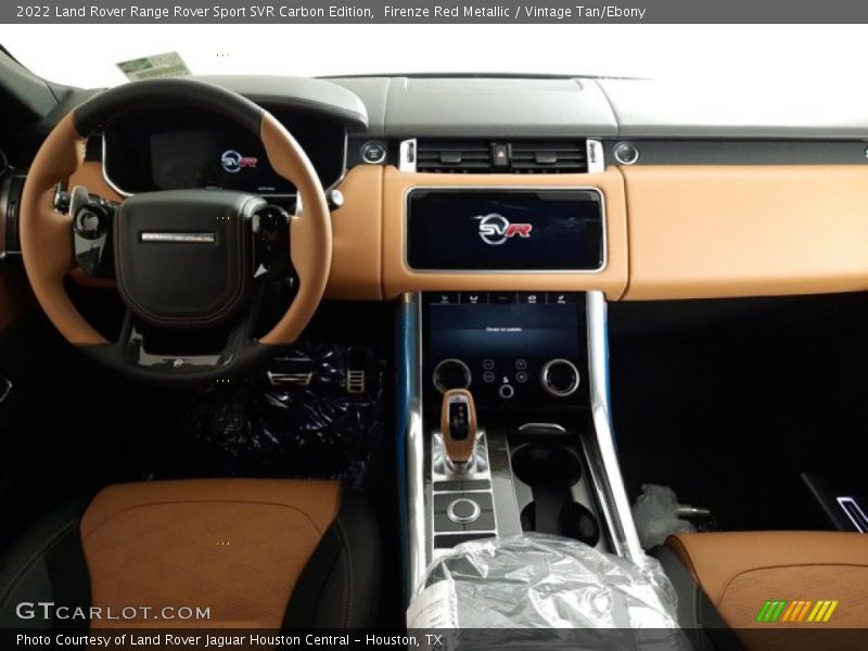 Dashboard of 2022 Range Rover Sport SVR Carbon Edition