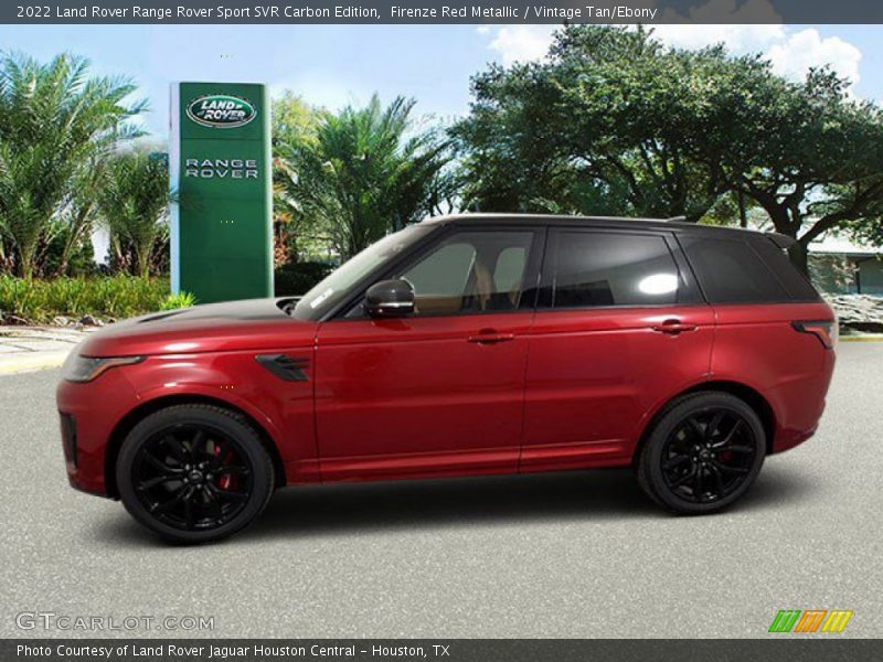 Firenze Red Metallic / Vintage Tan/Ebony 2022 Land Rover Range Rover Sport SVR Carbon Edition