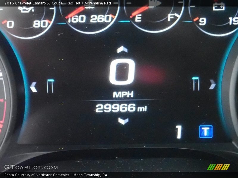 Red Hot / Adrenaline Red 2016 Chevrolet Camaro SS Coupe