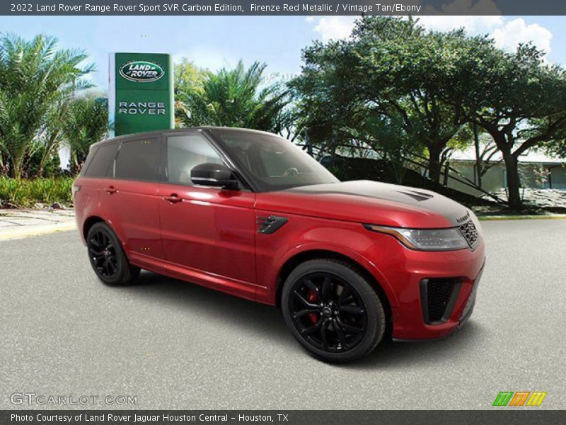 Firenze Red Metallic / Vintage Tan/Ebony 2022 Land Rover Range Rover Sport SVR Carbon Edition