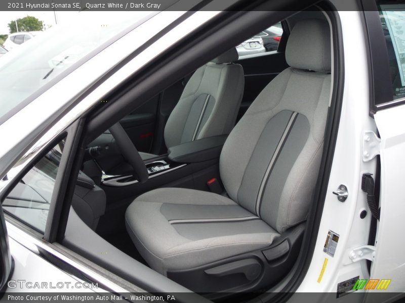 Quartz White / Dark Gray 2021 Hyundai Sonata SE