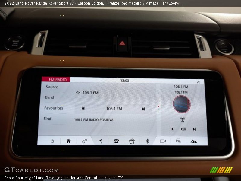 Firenze Red Metallic / Vintage Tan/Ebony 2022 Land Rover Range Rover Sport SVR Carbon Edition