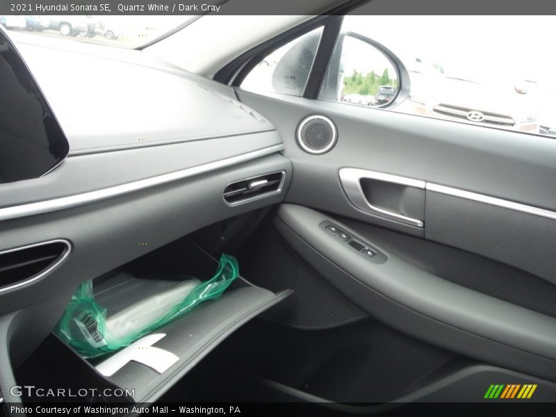 Quartz White / Dark Gray 2021 Hyundai Sonata SE