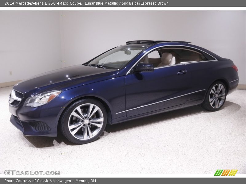 Front 3/4 View of 2014 E 350 4Matic Coupe