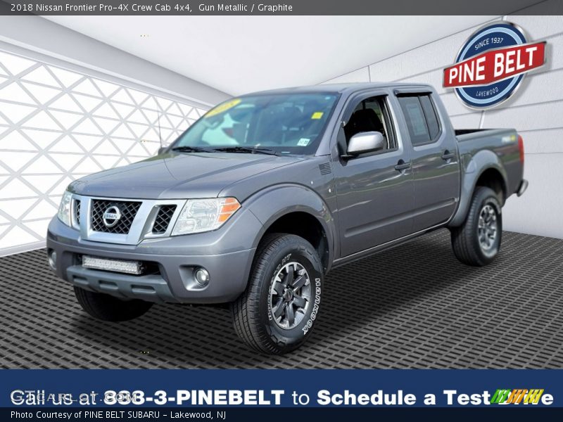 Gun Metallic / Graphite 2018 Nissan Frontier Pro-4X Crew Cab 4x4