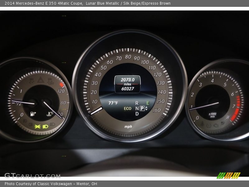 2014 E 350 4Matic Coupe 350 4Matic Coupe Gauges