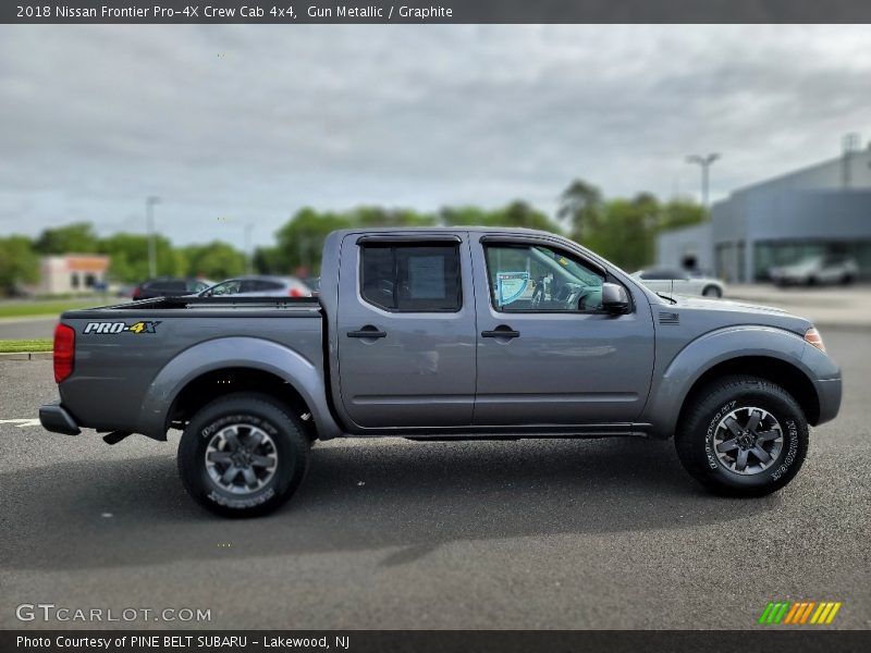 Gun Metallic / Graphite 2018 Nissan Frontier Pro-4X Crew Cab 4x4