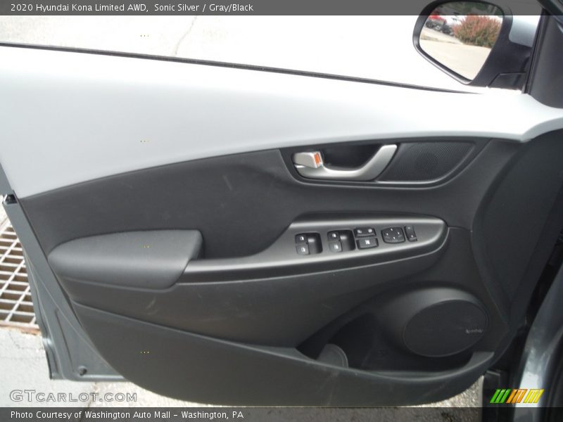 Sonic Silver / Gray/Black 2020 Hyundai Kona Limited AWD
