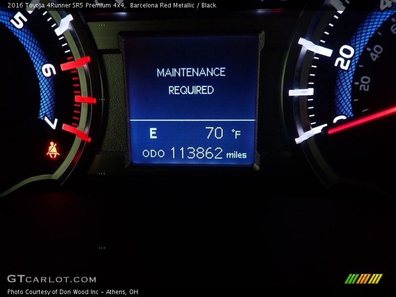 Barcelona Red Metallic / Black 2016 Toyota 4Runner SR5 Premium 4x4