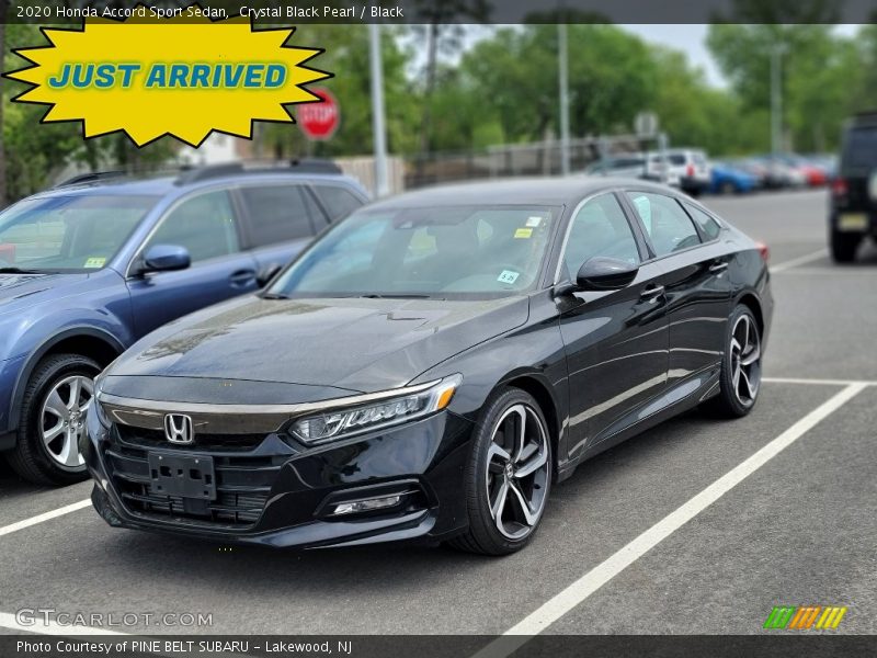 Crystal Black Pearl / Black 2020 Honda Accord Sport Sedan
