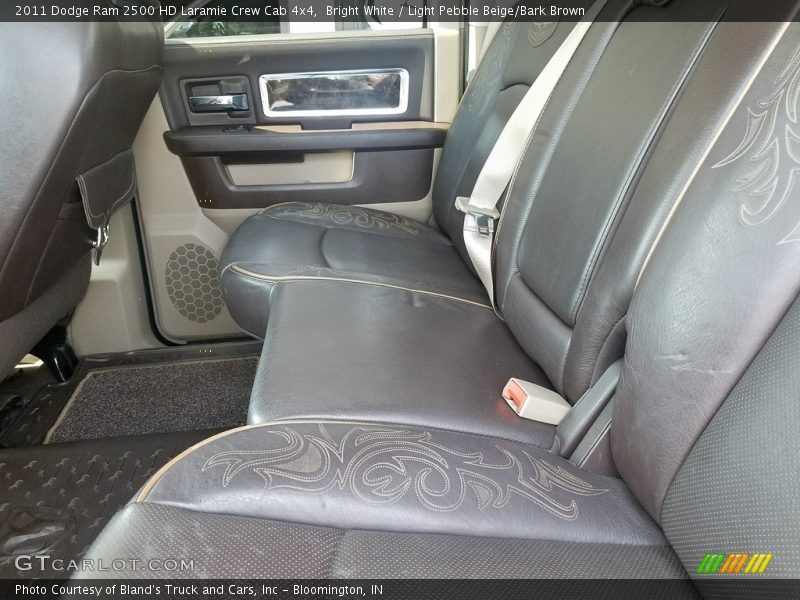 Bright White / Light Pebble Beige/Bark Brown 2011 Dodge Ram 2500 HD Laramie Crew Cab 4x4