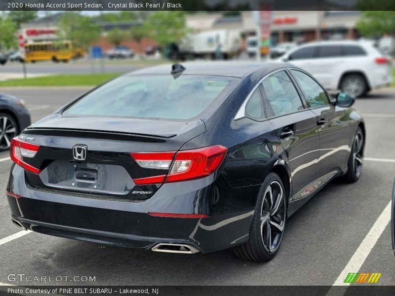 Crystal Black Pearl / Black 2020 Honda Accord Sport Sedan