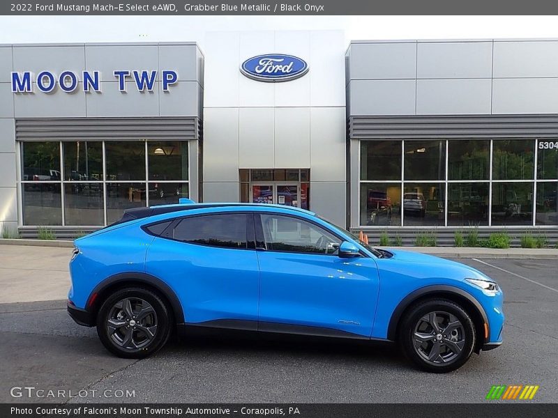Grabber Blue Metallic / Black Onyx 2022 Ford Mustang Mach-E Select eAWD