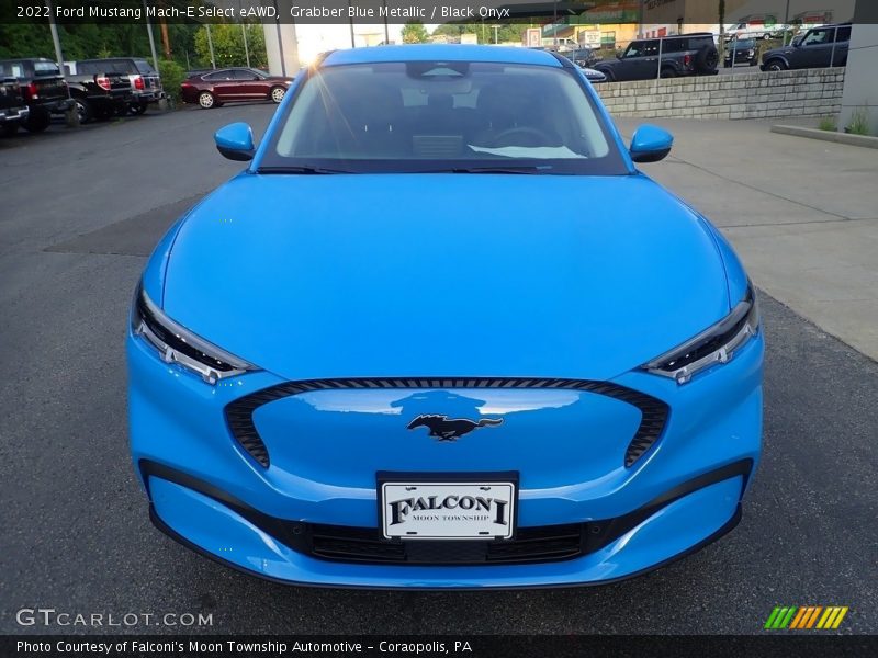 Grabber Blue Metallic / Black Onyx 2022 Ford Mustang Mach-E Select eAWD