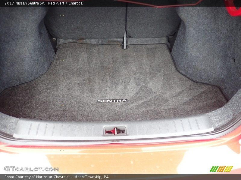 Red Alert / Charcoal 2017 Nissan Sentra SV