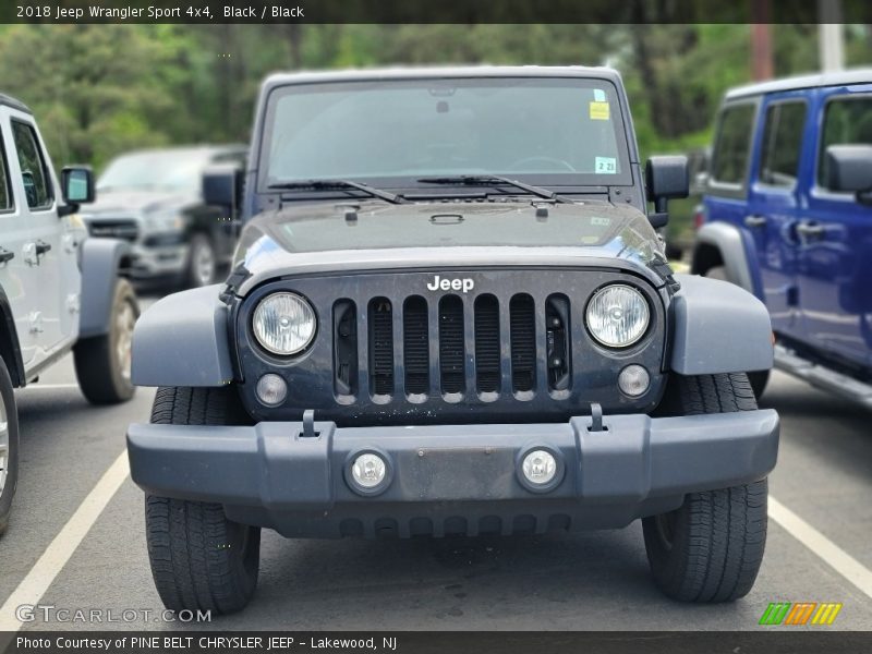 Black / Black 2018 Jeep Wrangler Sport 4x4