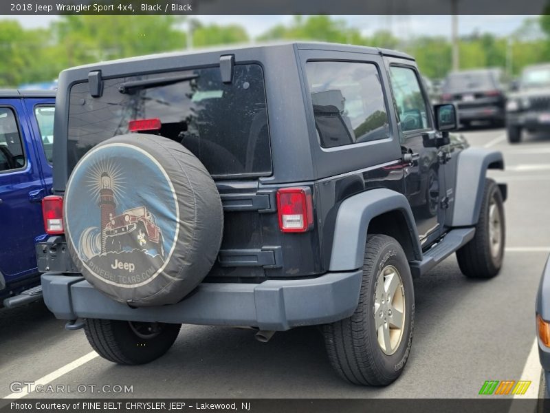 Black / Black 2018 Jeep Wrangler Sport 4x4