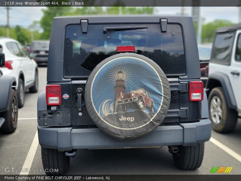Black / Black 2018 Jeep Wrangler Sport 4x4