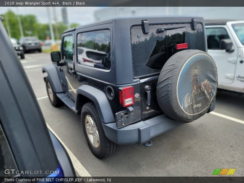 Black / Black 2018 Jeep Wrangler Sport 4x4