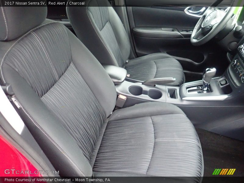 Red Alert / Charcoal 2017 Nissan Sentra SV