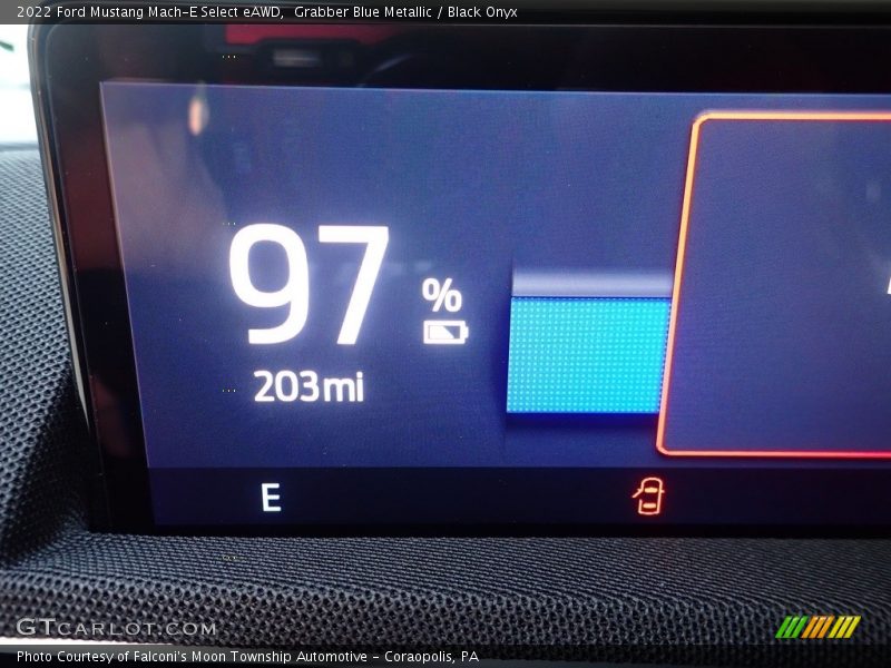 Grabber Blue Metallic / Black Onyx 2022 Ford Mustang Mach-E Select eAWD