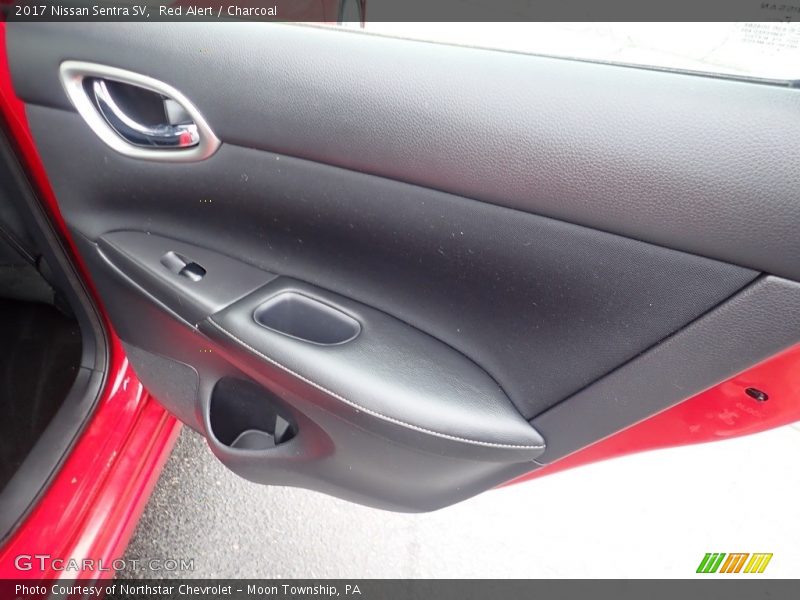 Red Alert / Charcoal 2017 Nissan Sentra SV