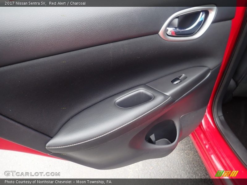 Red Alert / Charcoal 2017 Nissan Sentra SV