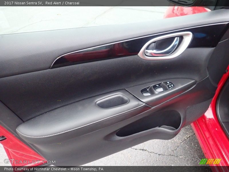 Red Alert / Charcoal 2017 Nissan Sentra SV