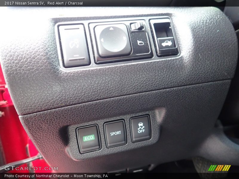 Red Alert / Charcoal 2017 Nissan Sentra SV