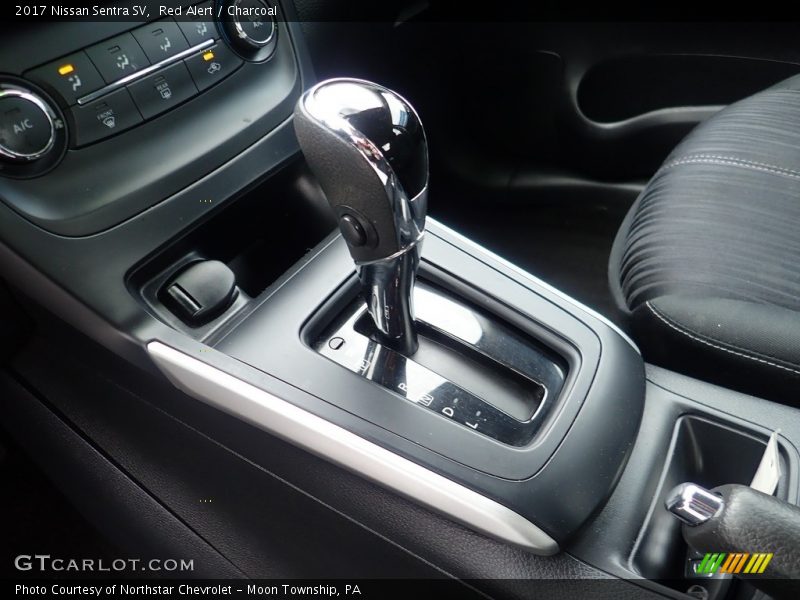 Red Alert / Charcoal 2017 Nissan Sentra SV
