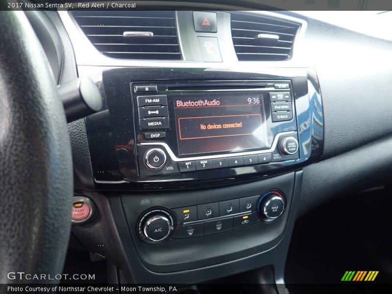 Red Alert / Charcoal 2017 Nissan Sentra SV