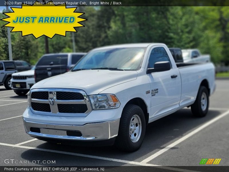 Bright White / Black 2020 Ram 1500 Classic Tradesman Regular Cab