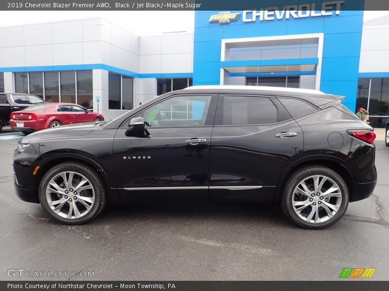 Black / Jet Black/­Maple Sugar 2019 Chevrolet Blazer Premier AWD