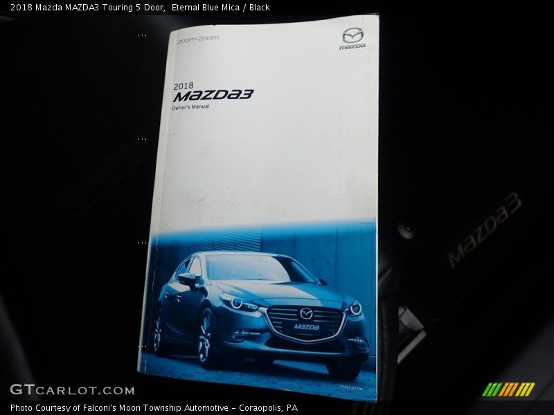 Eternal Blue Mica / Black 2018 Mazda MAZDA3 Touring 5 Door