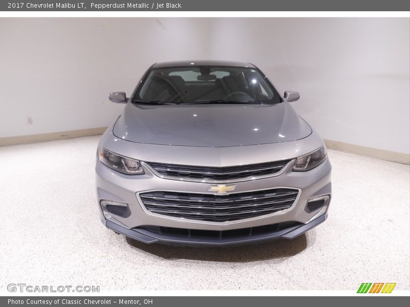 Pepperdust Metallic / Jet Black 2017 Chevrolet Malibu LT