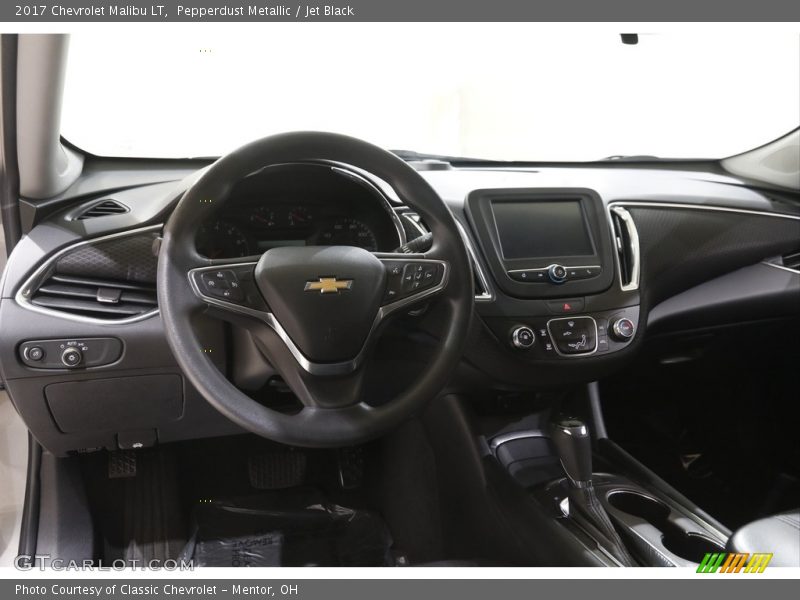 Pepperdust Metallic / Jet Black 2017 Chevrolet Malibu LT