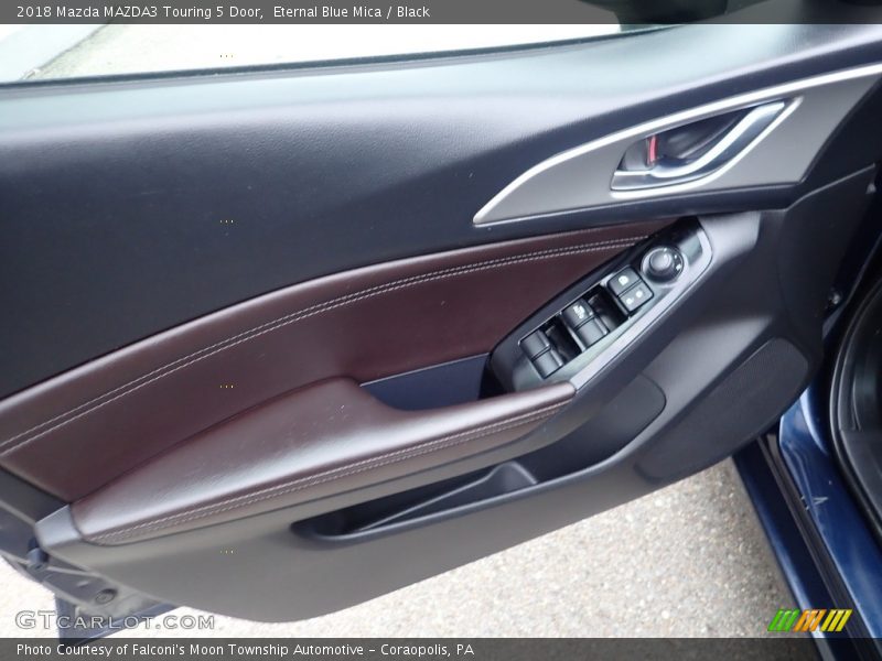 Eternal Blue Mica / Black 2018 Mazda MAZDA3 Touring 5 Door