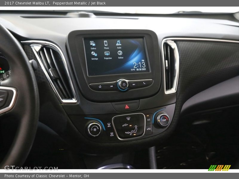 Pepperdust Metallic / Jet Black 2017 Chevrolet Malibu LT