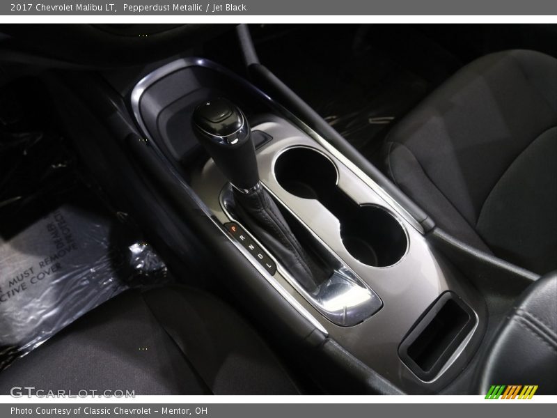 Pepperdust Metallic / Jet Black 2017 Chevrolet Malibu LT