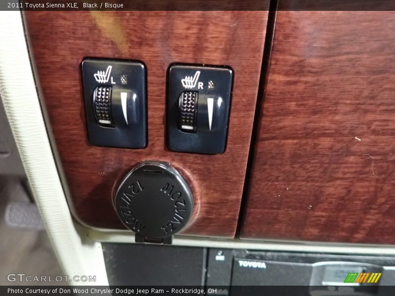 Black / Bisque 2011 Toyota Sienna XLE