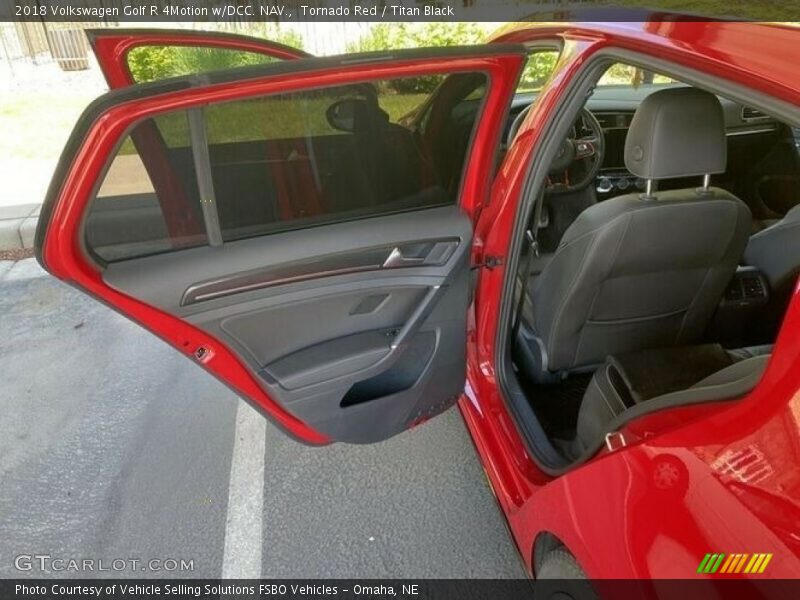 Tornado Red / Titan Black 2018 Volkswagen Golf R 4Motion w/DCC. NAV.