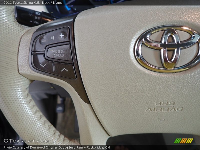 Black / Bisque 2011 Toyota Sienna XLE