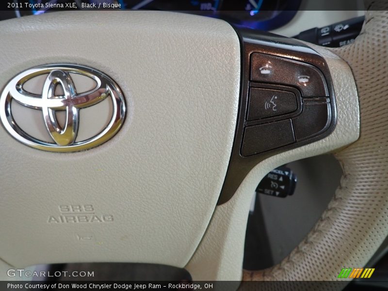 Black / Bisque 2011 Toyota Sienna XLE