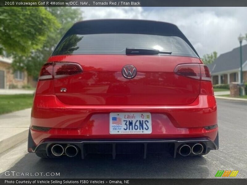 Tornado Red / Titan Black 2018 Volkswagen Golf R 4Motion w/DCC. NAV.